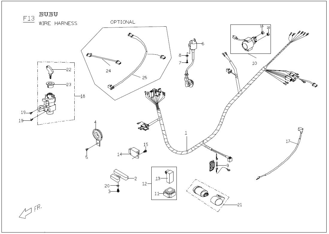 Genuine Buddy Parts, Buddy Scooter Parts, Buddy Engine parts, buddy